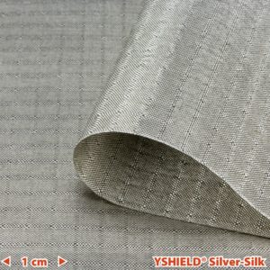 YSHIELD® SILVER-SILK | Abschirmstoff | Breite 130 cm | 1 Meter